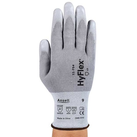 Knit Gloves, Cut Level A4, Dipped, Polyurethane, Smooth, 8 1 PR MPN:11-754
