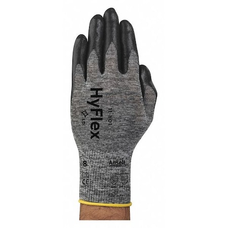 Coated Gloves, Foam Nitrile, Palm, Gray, XL 1 PR MPN:11-801-10 -XL