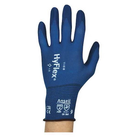Coated Gloves, Foam Nitrile, Rough, Palm, 4 Abrasion Level, Blue, XL (10) 1 PR MPN:11-818