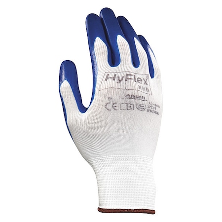 Coated Gloves, Nitrile, Palm, 4 Abrasion Level, Blue/White, XS (6) 1 PR MPN:11-900-VEND