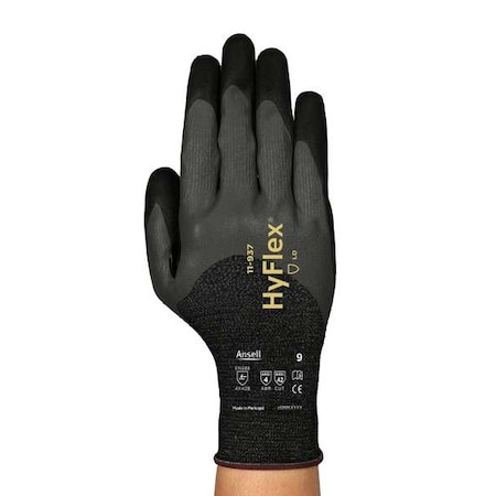 Cut Resistant Coated Gloves, Cut Level A2, Double Dipped, Foam Nitrile, Sandy, 7 1 PR MPN:11-937