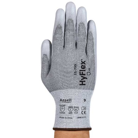 Knit Gloves, Cut Level A5, Dipped, Polyurethane, Smooth, 9 1 PR MPN:11755