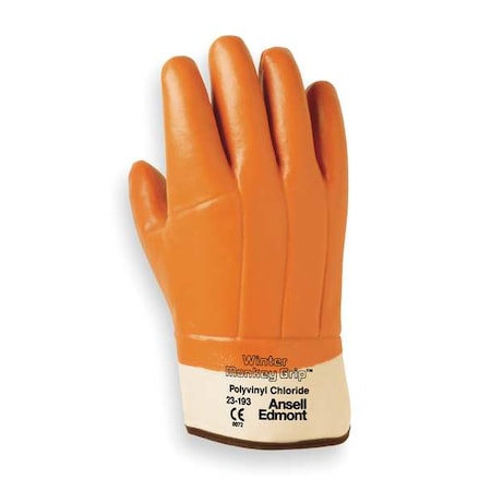 Cold Protection Gloves, PVC Palm, Foam Lining, Tan, 10 MPN:23-193