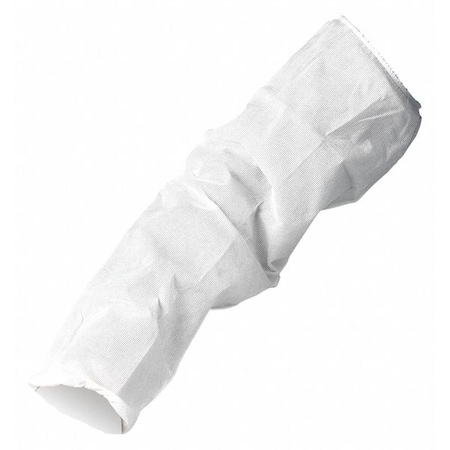 KleenGuard A10 Sleeves, 18 in Length, Serged Seam, White, 200 PK MPN:23610
