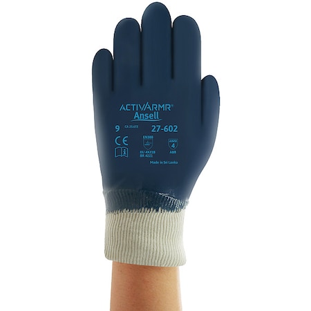 Cut-Resistant Gloves, Nitrile, Fully Coated, Blue, 8 144 PK MPN:27-602