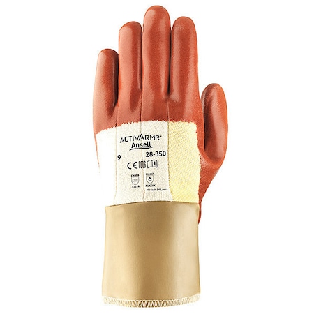 Cut Resistant Coated Gloves, Cut Level A2, Nitrile, Sandy, M 1 PR MPN:28-350