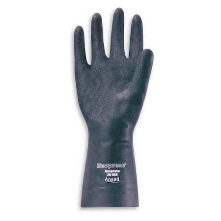 AlphaTec® 29-865 Chemical Resistant Gloves, Neoprene, 13 in L, 17 mil, Black, 8, 1 PR MPN:29-865
