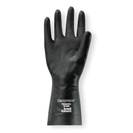 AlphaTec® 29-865 Chemical Resistant Gloves, Neoprene, 13 in L, 17 mil, Black, 9, 1 PR MPN:29-865