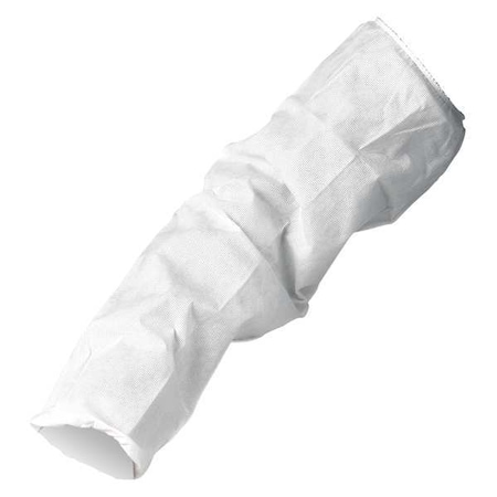 KleenGuard A20 Protective Sleeves, 21 in Length, Not Applicable Thick, Serged Seam, White, 200 PK MPN:36870