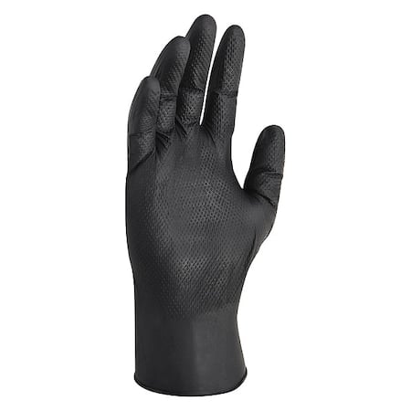 KleenGuard Kraken Grip, Disposable Gloves, 6 mil Palm, Nitrile, Powder-Free, XL, 90 PK, Black MPN:49278