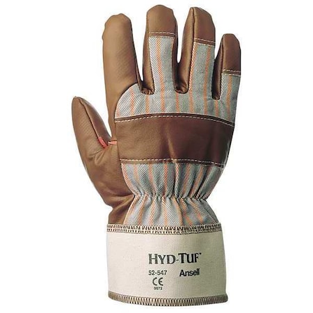Coated Gloves, 4 Abrasion Level, Brown, 10, 1 PR MPN:52-547