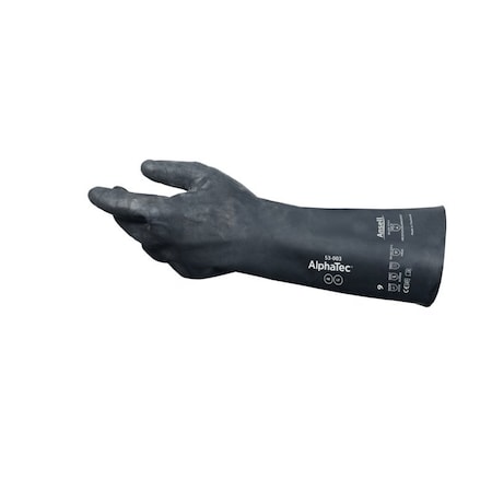 AlphaTec® 53-003 Chemical Resistant Gloves, Plastic Laminate, Rubber Polymer, 14 in L, 17 mil, 9 MPN:53003