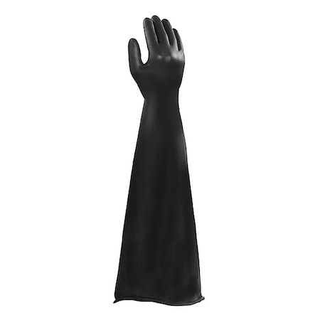 Chemical Resistant Gloves, Neoprene, 32 in L, Black, 9 3/4, 1 PR MPN:55307
