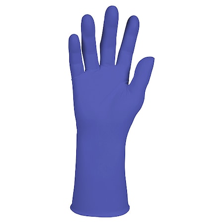 G3, Disposable Cleanroom Gloves, 7.1 mil Palm, Nitrile, ISO 3, Non-Sterile, L, 1000 PK, Blue MPN:55878