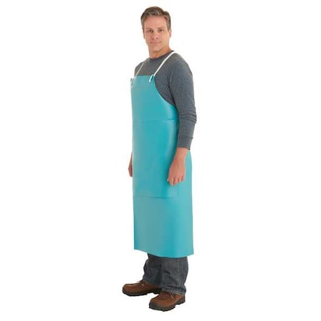 Apron, Vinyl, Green, 49 in, Universal MPN:56-102