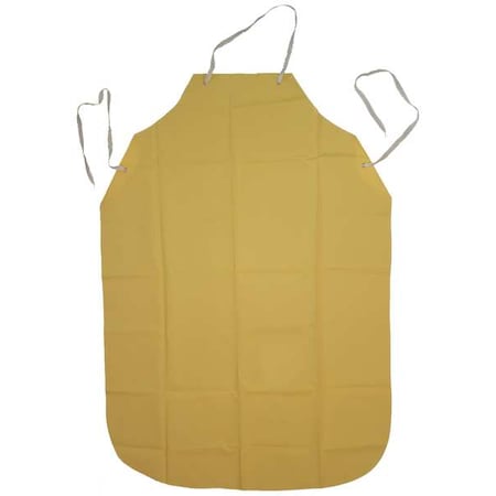 Bib Apron, Urethane, Nylon, Yellow, 48 in, Universal MPN:56-600