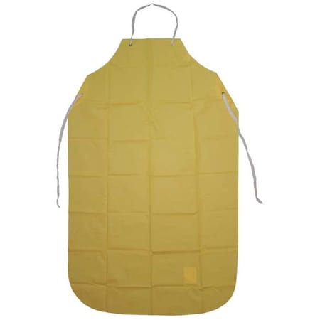 Bib Apron, Urethane, Nylon, Yellow, 55 in, Universal MPN:56-600