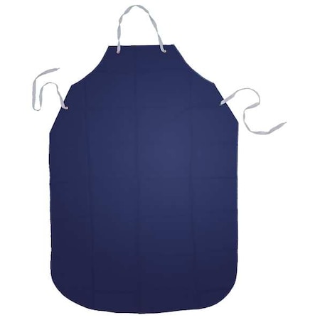 Bib Apron, Urethane, Nylon, Blue, 48 in, Universal MPN:56-601