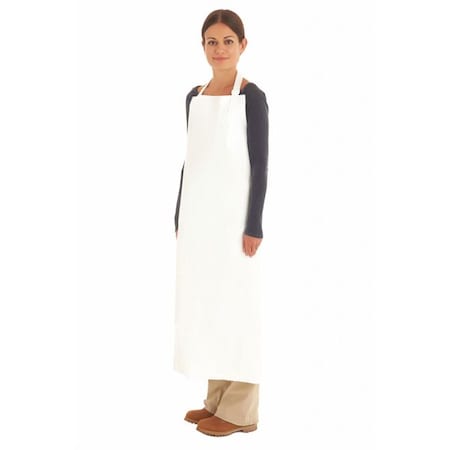 Bib Apron, Enduro 2000 Polyurethane, White, 50 in, Universal MPN:56-800