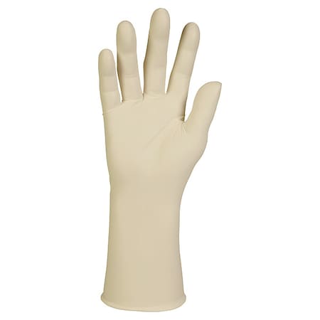 G3, Disposable Cleanroom Gloves, 8.6 mil Palm, Latex, 12 in, ISO 4, AQL 1.5, Size 8.5, 200 PK, Beige MPN:56848
