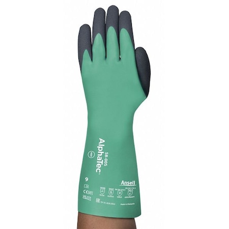 AlphaTec® 58-005 Chemical Resistant Gloves, Neoprene & Nitrile Coating, Nylon Liner, 13 3/4 in L MPN:58005080
