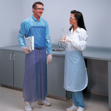59-001 Disposable Sleeve, 18 in Length, 8 mil Thick, Welded Seam, Blue, 1 PR MPN:59-001