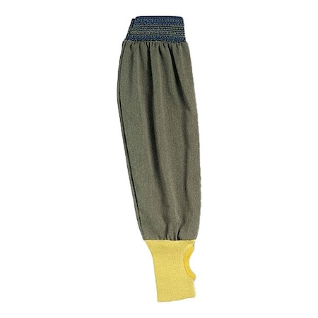 Welding Sleeve, Cotton, Kevlar, 22 in Length, Brown, Elastic Cuff MPN:59-406