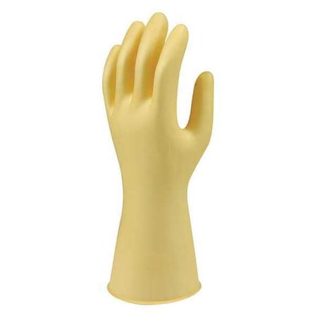 Featherweight Plus Chemical Resistant Gloves, Natural Rubber Latex, 13 in L, 13.77 mil, Beige, 8 MPN:6606
