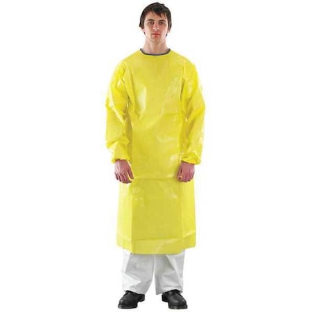 Gown, Chemical Laminate M3000, Welded, Yellow, S, 30 PK MPN:683000