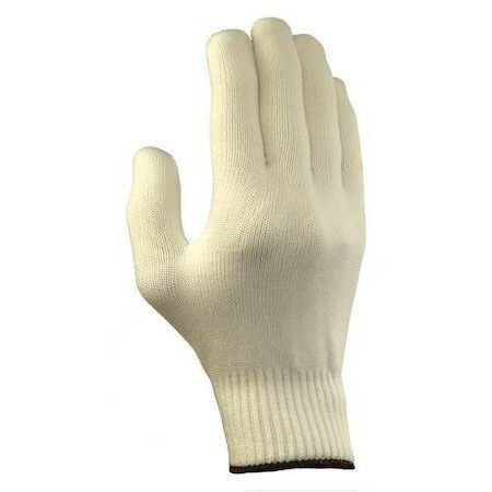 Knit Gloves, Polyester, Flat Uncoated, White, 9, 1 PR MPN:78-403