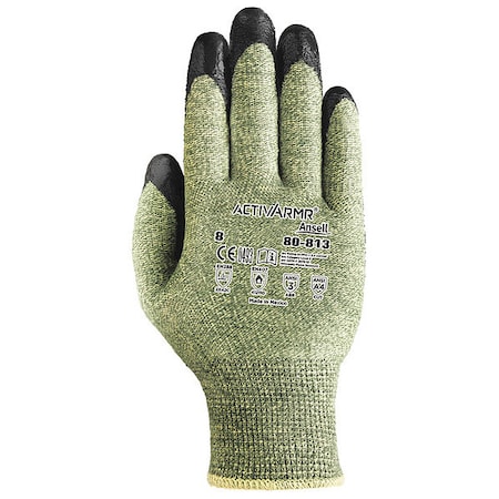 ActivArmr Cut-Resistant, Arc Flash, FR Gloves, HRC 2, ANSI A4, Green/Black, Size XL, 1 Pair MPN:80-813