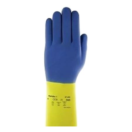 Chemical Resistant Gloves, Natural Rubber Latex/Neoprene, 13 in L, 8, 1 PR MPN:87-224VP-8