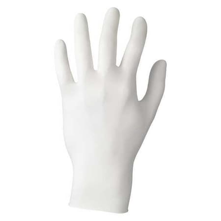 VersaTouch 92-220 Chemical Resistant Gloves, Nitrile, 9 1/2 in L, 4.00 mil, White, S, 100 PK MPN:92-220