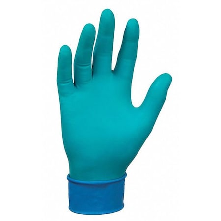 Microflex Chemical Resistant Gloves, Neoprene/Nitrile, 11 in L, Powder-Free, Green, Medium, PK50 MPN:93-260
