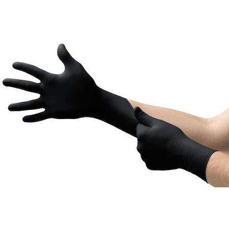 Microflex® Midknight™ Touch 93-732, Disposable Gloves, 2.8 mil Palm, Nitrile, Powder-Free, S MPN:93-732