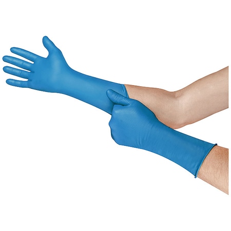 Microflex®, Disposable Gloves, 7.9 mil Palm, Nitrile, Powder-Free, 2XL ( 11 ), 44 PK, Blue MPN:93283