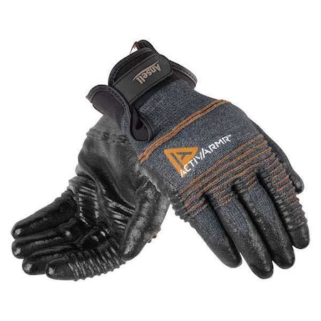 Cut-Resistant Coated Gloves, Cut Level A2, Dipped, Nitrile, Sandy, S 1 PR MPN:97-008
