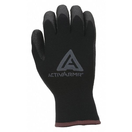 Cold Protection Coated Gloves, PVC Palm, Acrylic/Nylon Lining, Black, L ( 9 ) MPN:97-631