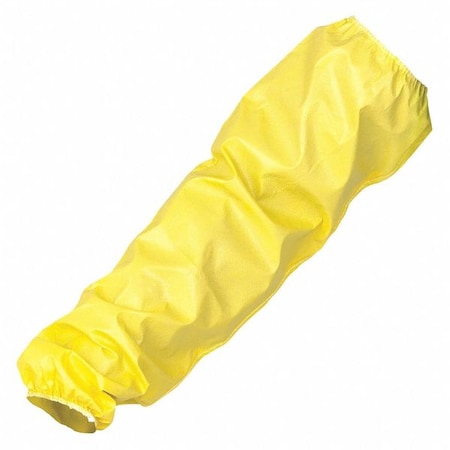KleenGuard A70 Protective Sleeves, 21 in Length, 1.5 mil Thick, Bound Seam, Yellow, 200 PK MPN:97780