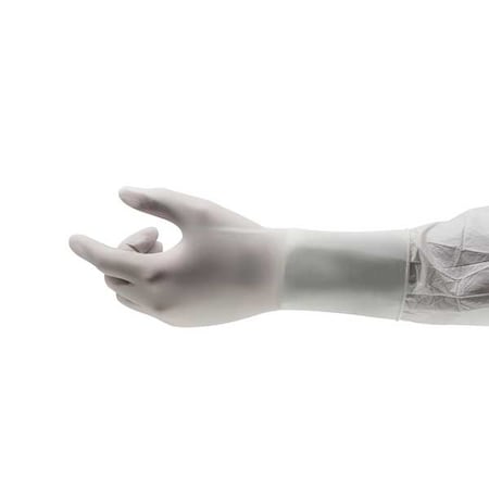 Cleanroom Gloves, ISO 5 ISO Class, Nitrile, 12 in L, White, M, 1000 PK MPN:BIOTAC