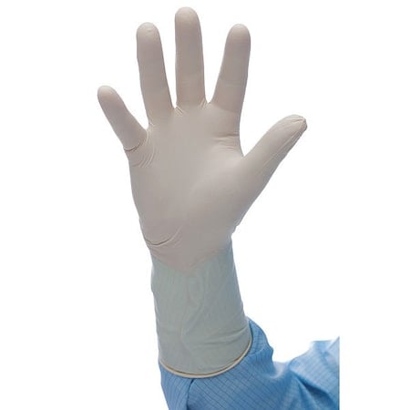 Cleanroom Gloves, ISO 4 ISO Class, Neoprene, 12 in L, Beige, M, 200 PK MPN:BUPS