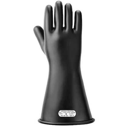 Electrical-Insulating Gloves, 7, 500V AC, 11, 250V DC, Rubber, 14