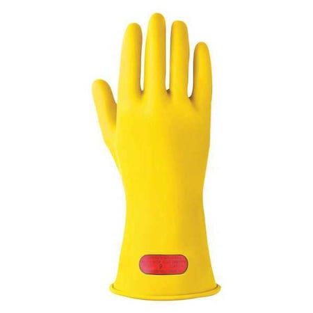 Electrical-Insulating Gloves, 1, 000V AC, 1, 500V DC, Rubber, 11