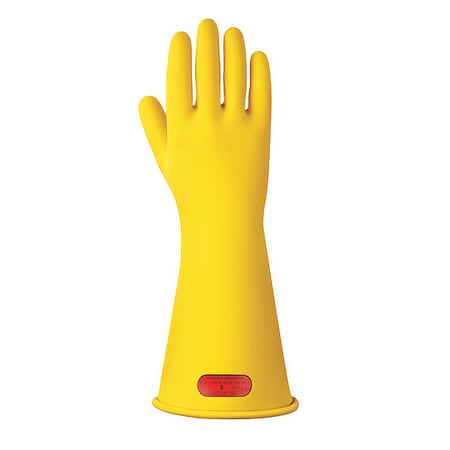 Electrical-Insulating Gloves, 7, 500V AC, 11, 250V DC, Rubber, 14