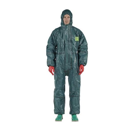 Chem Res Hooded Coverall, Sock, 3XL, PK6 MPN:GR40-T-92-122-07