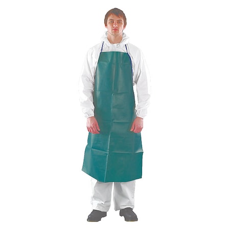 Bib Apron, Chemical Laminate M4000, Green, Universal MPN:GR40-W-92-212-00