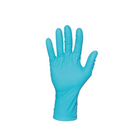 Microflex Disposable Nitrile Gloves, Exam Grade, Fully Textured, Powder-Free, L, Green, PK50 MPN:N893