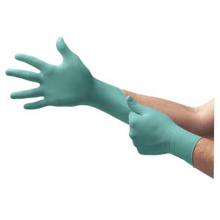 NPG-888, Disposable Gloves, 3.00 to 3.99 mil Palm, Neoprene, Powder-Free, XS (6), 100 PK, Green MPN:NPG-888