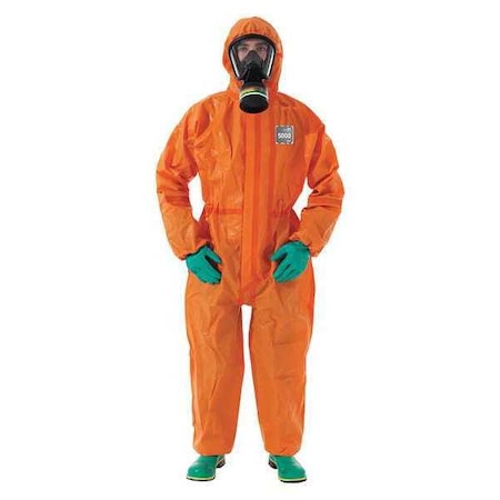 Chemical Resistant Coverall, S, Orange, Chemical Laminate MPN:OR50-T-92-111-02