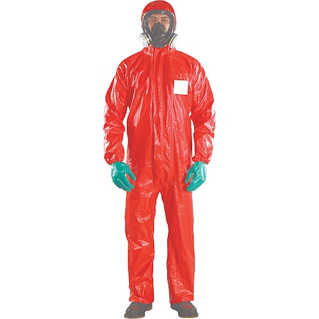 Chemical Resistant Coverall, S, Red, Chemical Laminate MPN:RD96-T-92-111-02